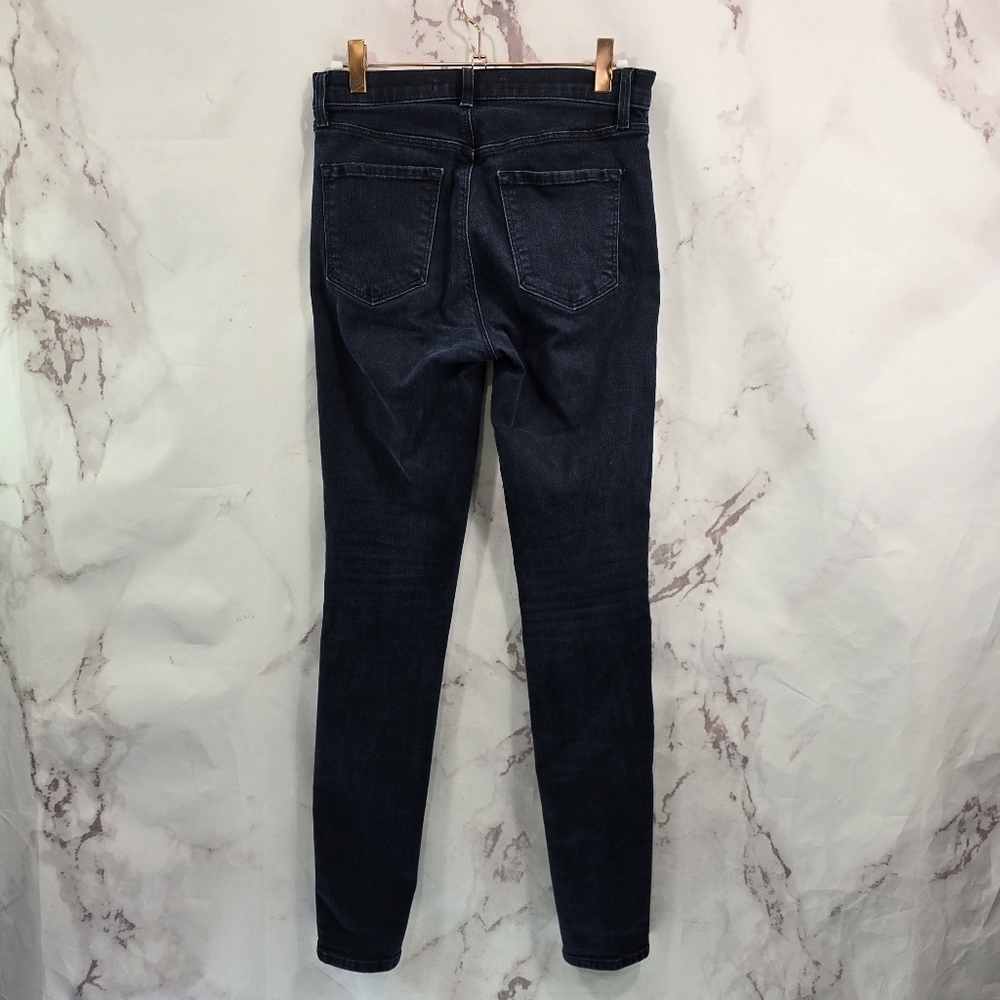 J Brand Jeans Womens 26 Denim Skinny Dark Wash Mid Rise Maria Bluebird